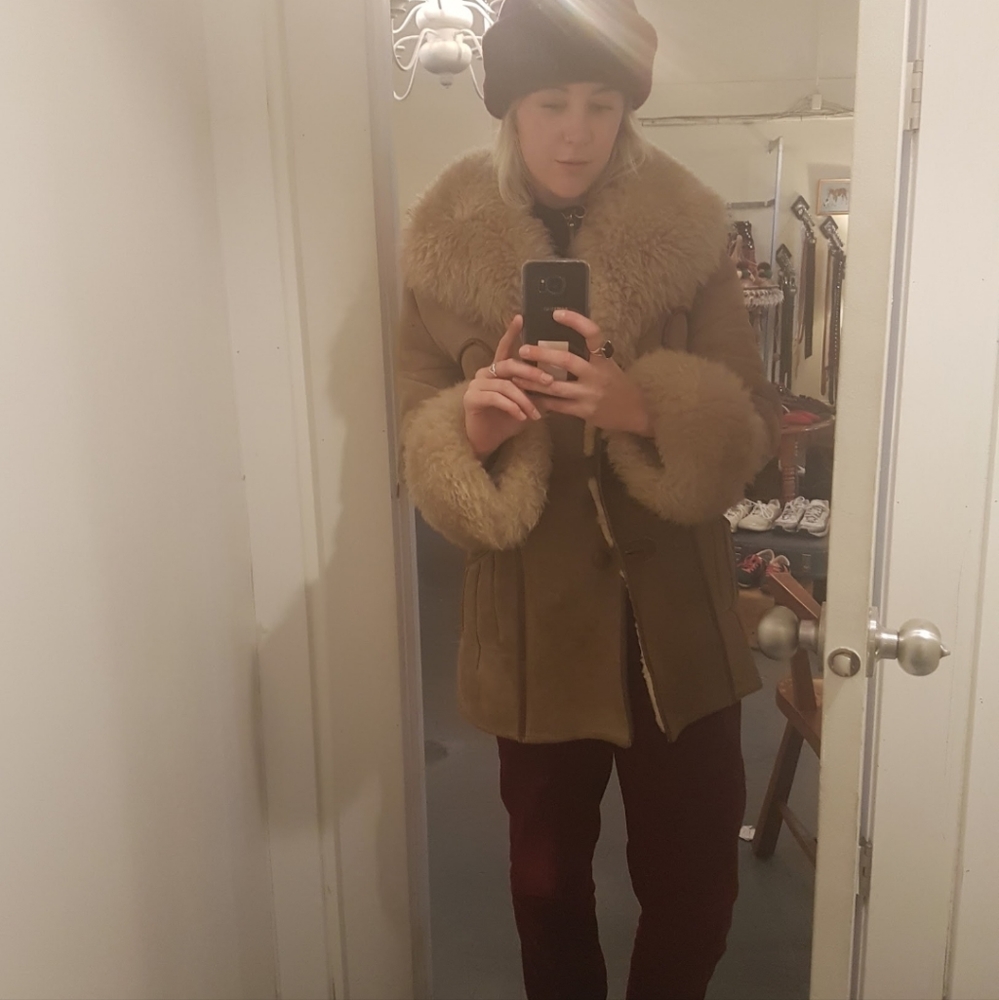 REAL vintage sherling coat - Picture 7 of 9